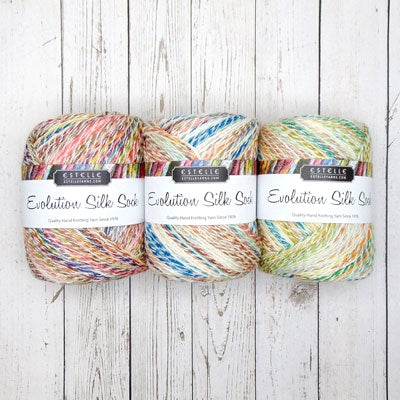 Charger l'image dans la galerie, Evolution Silk Sock - laine pour chaussettes de Estelle yarns
