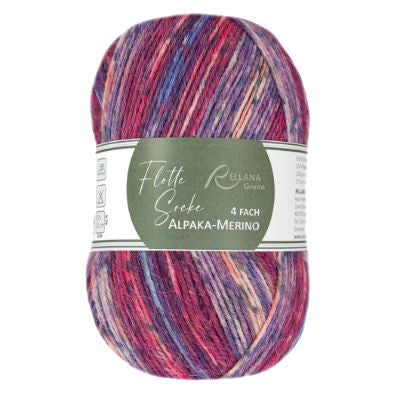 Charger l&#39;image dans la galerie, Flotte Socke Alpaka-Merino - laine pour chaussettes de Rellana Garne
