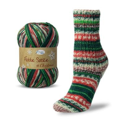 Flotte Socke Christmas - Laine à bas aux couleurs de Noël