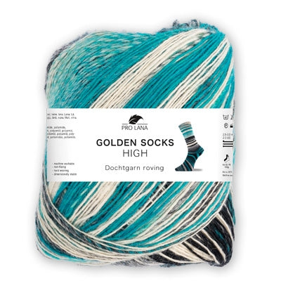 Charger l&#39;image dans la galerie, Golden Socks - High - Laine pour bas de Pro Lana
