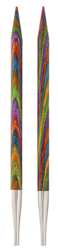 Aiguilles interchangeables Rainbow Wood de Knit Picks